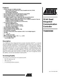 Datasheet TS68EN360MAB/C33L manufacturer ATMEL