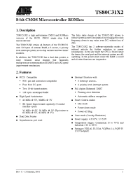 Datasheet TS80C31X2-ELAB manufacturer ATMEL