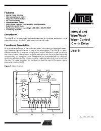 Datasheet U641B manufacturer ATMEL