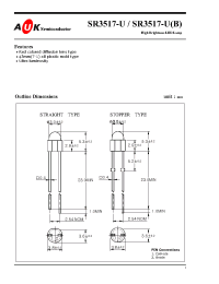Datasheet SR3517-U производства AUK
