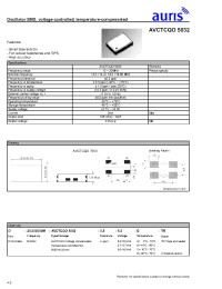 Datasheet AVCTCQO5032 производства Auris