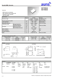 Datasheet HC7052 производства Auris