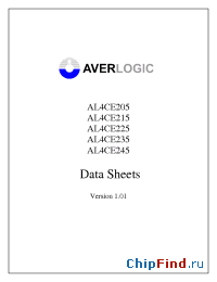 Datasheet AL4CE245 производства AverLogic