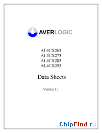 Datasheet AL4CX293 производства AverLogic