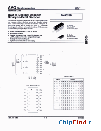 Datasheet AVGDV4028BN производства AVG