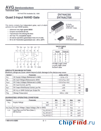 Datasheet AVGDV74AC00D производства AVG