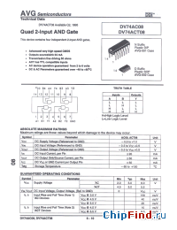 Datasheet AVGDV74ACT08D производства AVG