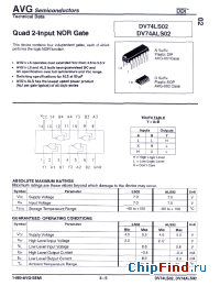 Datasheet AVGDV74ALS02AN manufacturer AVG