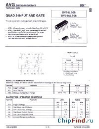 Datasheet AVGDV74ALS08N manufacturer AVG