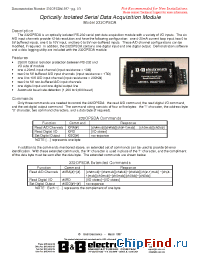 Datasheet MODEL232OPSDA manufacturer B&B Electronics
