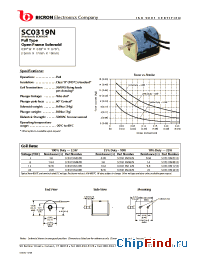 Datasheet SCN1624 manufacturer Bicron