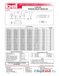 Datasheet 0403-0004-50 manufacturer BEL Fuse