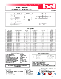 Datasheet 0475-0030-50 manufacturer BEL Fuse