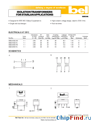 Datasheet 0553-0033-AC manufacturer BEL Fuse