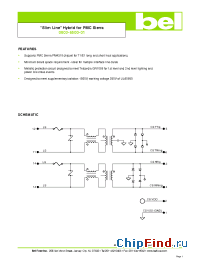 Datasheet 0803-6500-01 manufacturer BEL Fuse