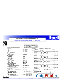 Datasheet 0845-2R1T-E4 manufacturer BEL Fuse