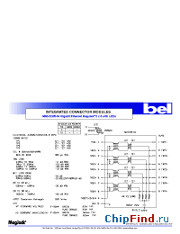 Datasheet 0863-2X8R-54 manufacturer BEL Fuse