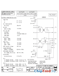Datasheet C893-1AX1-E1PB производства BEL Fuse