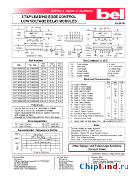Datasheet S477-0025-02 производства BEL Fuse