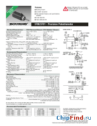 Datasheet 3700S-1-102L производства Bourns