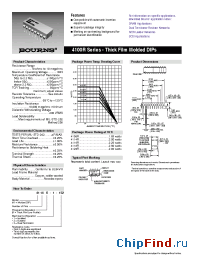 Datasheet 4108R-3-RC manufacturer Bourns
