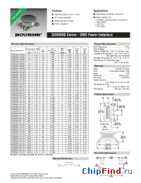Datasheet SDR0906-2R7ML производства Bourns