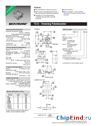 Datasheet TC33X-2-103G производства Bourns