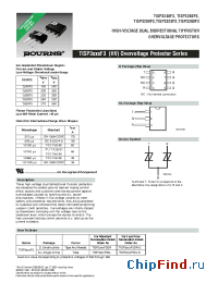 Datasheet TISP3240F3DR-S manufacturer Bourns
