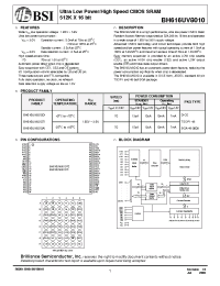 Datasheet BH616UV8010 производства BSI
