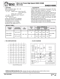 Datasheet BH62UV8000 производства BSI