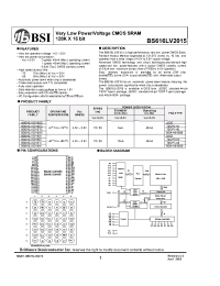 Datasheet BS616LV2015 производства BSI