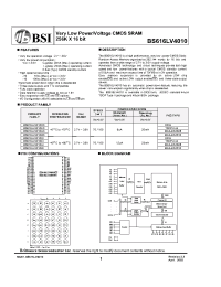 Datasheet BS616LV4010BI производства BSI