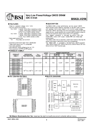 Datasheet BS62LV256PC производства BSI