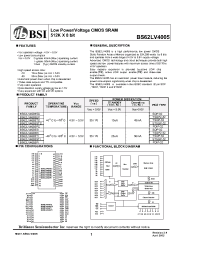 Datasheet BS62LV4005TC производства BSI