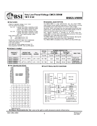 Datasheet BS62LV8000BC производства BSI