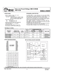 Datasheet BS62LV8005BC производства BSI