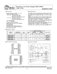 Datasheet BS62XV1024 производства BSI