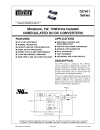 Datasheet DCV010505DP-U производства Burr-Brown