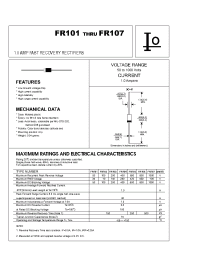Datasheet FR102 производства Bytes