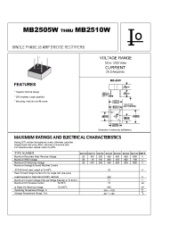 Datasheet MB258W производства Bytes