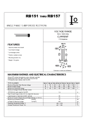 Datasheet RB157 производства Bytes