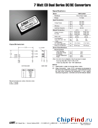 Datasheet 15D72.48CD manufacturer Calex