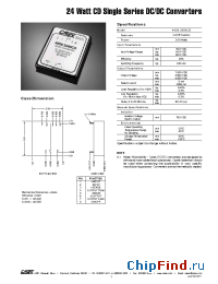 Datasheet 48S8.3000CD производства Calex