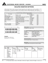 Datasheet CC5003FBGW производства CalMicro