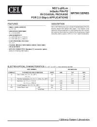 Datasheet NR7500FP-BC производства CalMicro