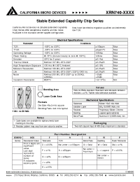 Datasheet XRN740-1005DL производства CalMicro