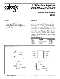Datasheet CL432BVS производства Calogic