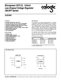 Datasheet CLM2805C-X производства Calogic