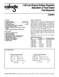 Datasheet CLM2815A производства Calogic