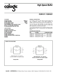 Datasheet CLM4121 производства Calogic